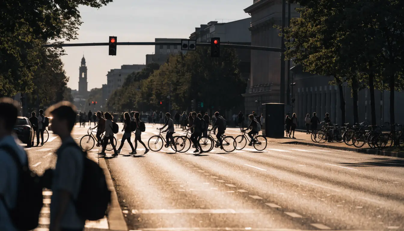 University Avenue toward the UCR area — downtown-to-campus traffic in Riverside